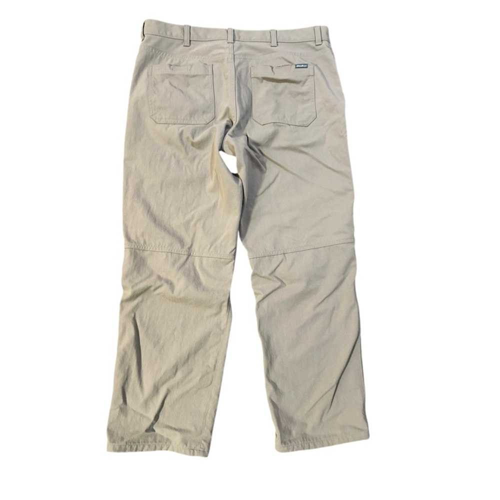 Men's Eddie Bauer Cargo Hiking Pants 36 Beige - Picture 4 of 6